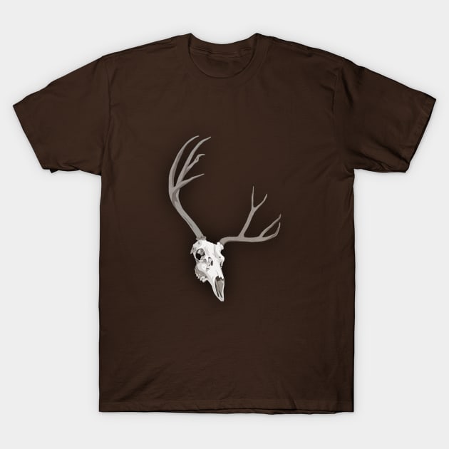 Stag Skull T-Shirt by DeadKiriyama